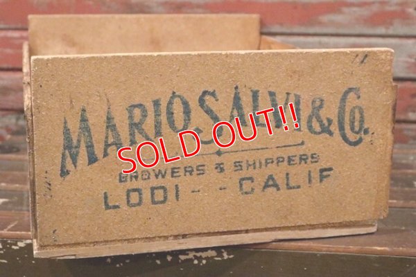 画像3: dp-210401-14 SANTA CLARA / Vintage Wood Box