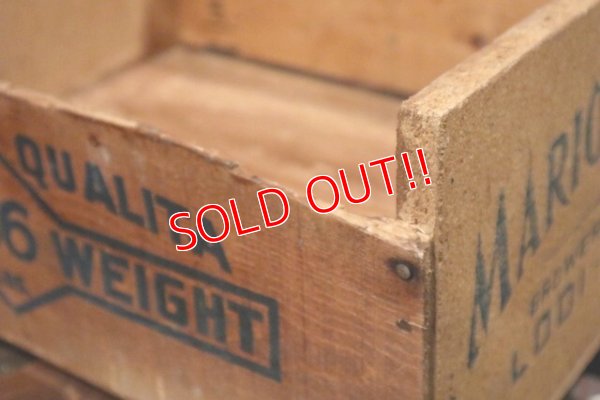 画像6: dp-210401-14 SANTA CLARA / Vintage Wood Box