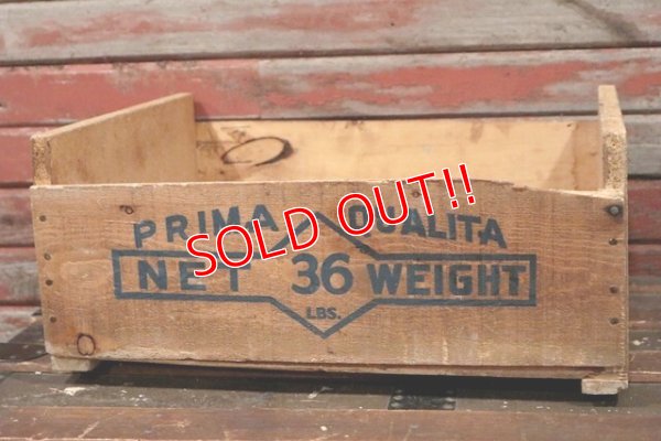 画像2: dp-210401-14 SANTA CLARA / Vintage Wood Box