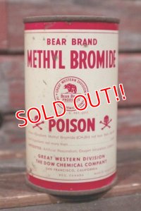 dp-210401-104 BEAR BRAND / METHYL BROMIDE Vintage Can