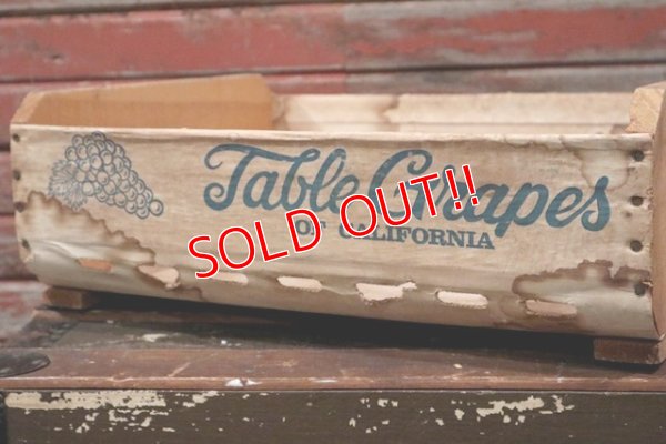 画像3: dp-210401-13 BALLANTINE Table Grapes / Vintage Wood Box