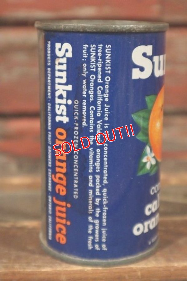 画像2: dp-210501-09 Sunkist / Vintage Orange Juice Can