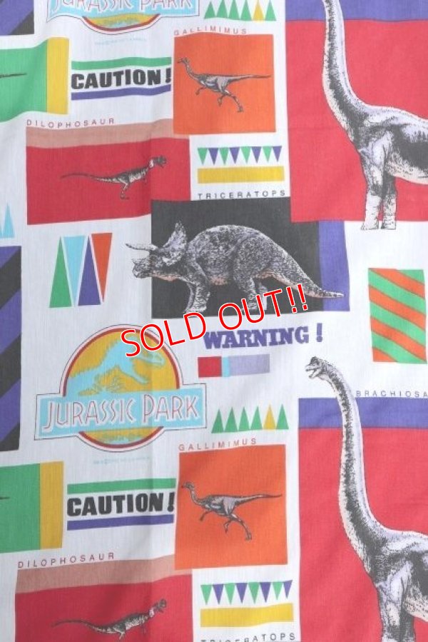 画像5: ct-210401-02 Jurassic Park / 1992 Flat Sheet (Twin)