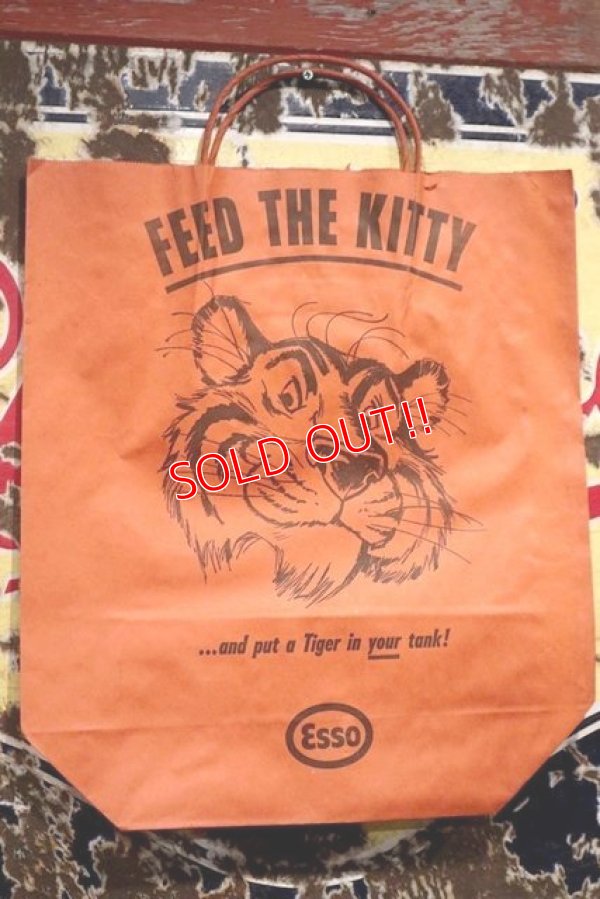 画像1: ct-190301-42 Esso / Tango Tiger 1960's Paper Bag