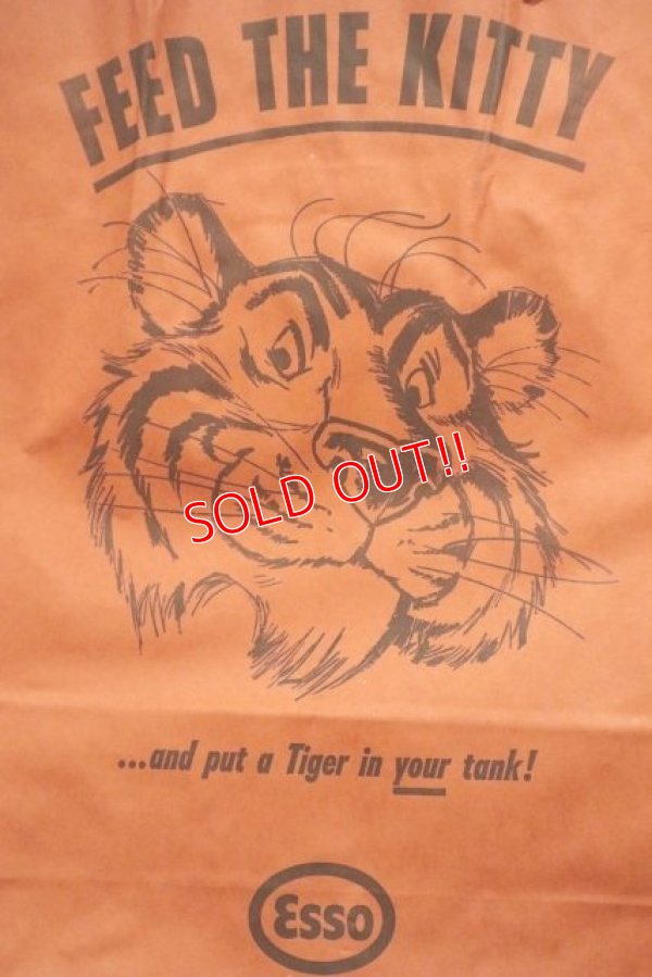 画像2: ct-190301-42 Esso / Tango Tiger 1960's Paper Bag