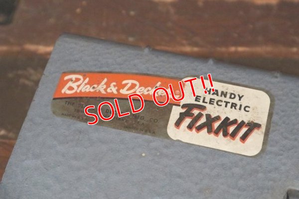 画像2: dp-210501-11 Black & Decker Handy Electric FIXKIT / Vintage Tool Box