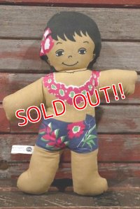 ct-210401-31 C&H Sugar / 1970's Hawaiian Boy Pillow Doll