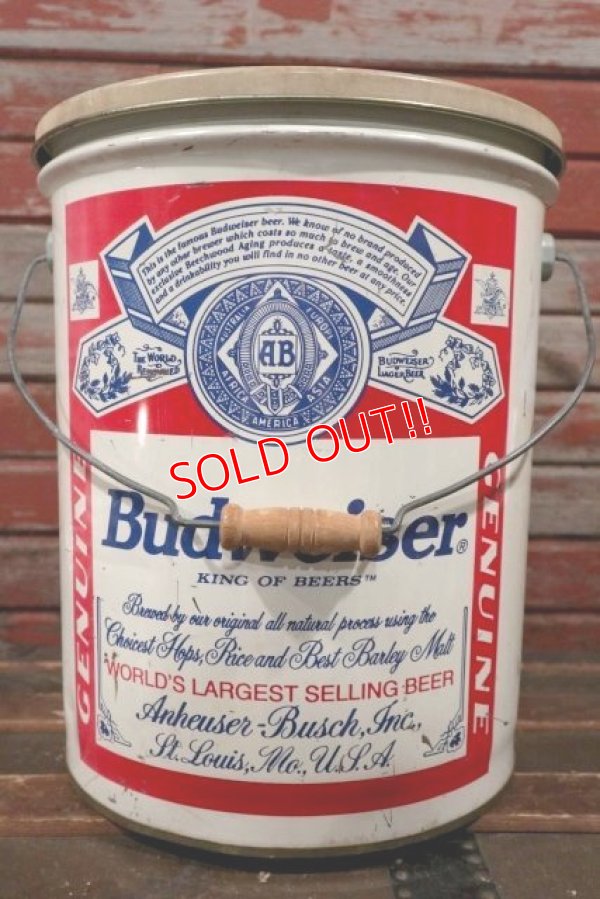 画像4: dp-181101-47 【PRICE DOWN!!!】Budweiser / 1970's-1980's Tin Box