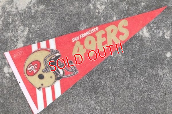 画像1: ct-210401-106 SAN FRANCISCO 49ERS / 1980's Pennant