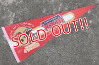 ct-210401-106 SAN FRANCISCO 49ERS / 1988 NFC CHAMPIONS Pennant