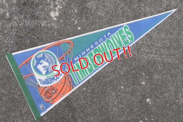 画像1: ct-210501-16 MINNESOTA TIMBERWOLVES  / 1990's Pennant