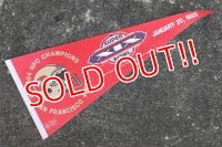 ct-210401-106 SAN FRANCISCO 49ERS / 1984 NFC CHAMPIONS Pennant