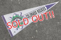 ct-210501-14 COLORADO ROCKIES / 1990's Pennant