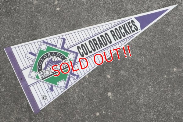 画像1: ct-210501-14 COLORADO ROCKIES / 1990's Pennant