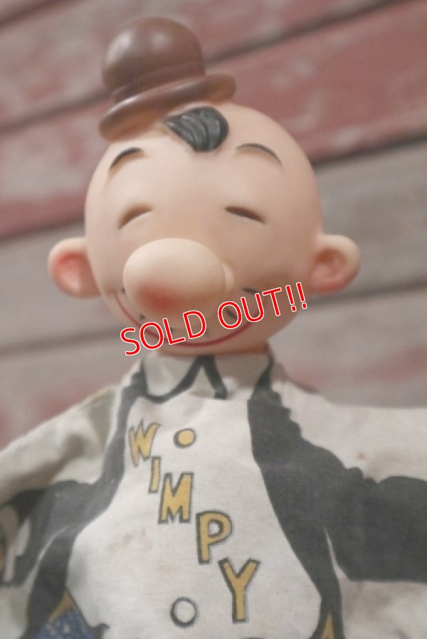 画像2: ct-201114-45 Popeye Wimpy / Gund 1950's Hand Puppet