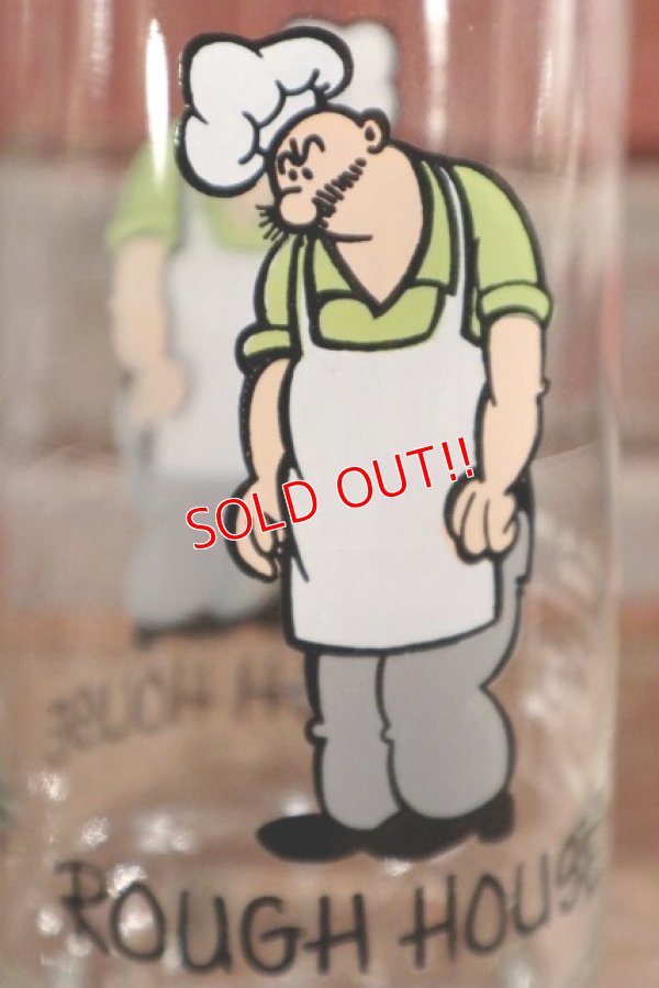 画像2: ct-210501-62 Popeye / Coca Cola 1975 Glass "Rough House"