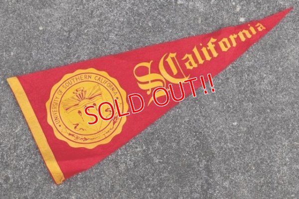 画像1: dp-210401-106 University of Southern California / Vintage Pennant