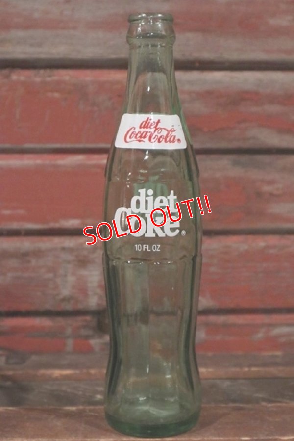 画像1: dp-210501-56 Diet Coca Cola Diet Coke / 1980's 10 FL.OZ. Bottle