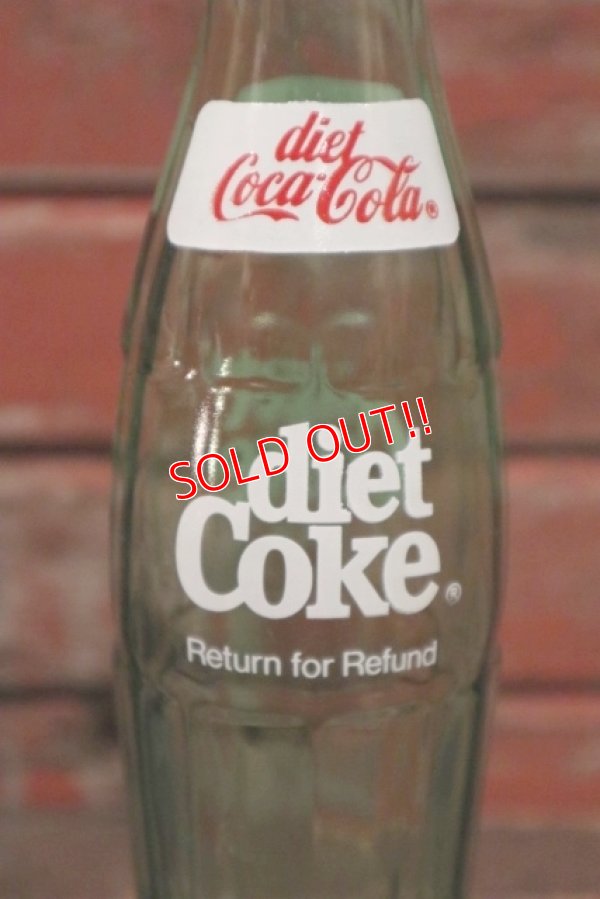 画像2: dp-210501-56 Diet Coca Cola Diet Coke / 1980's 10 FL.OZ. Bottle