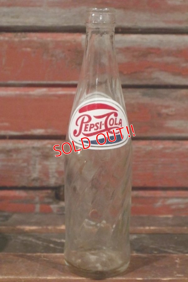 画像1: dp-210301-95 PEPSI COLA / 1960's Bottle (Hecho En Mexico)