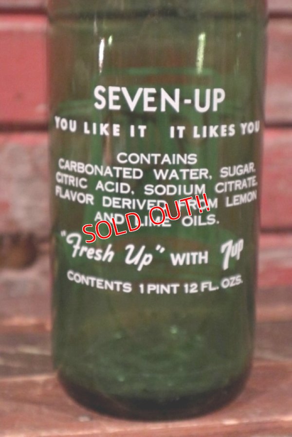 画像4: dp-210301-72 7up / 1950's 1 PINT 12 FL.OZ. Bottle