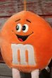 画像2: ct-210501-67 Mars / m&m's 1987 Plush Doll (Orange) (2)