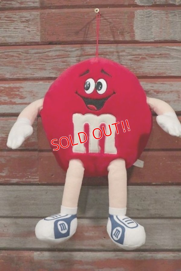 画像1: ct-210501-65 Mars / m&m's 1987 Plush Doll (Red)