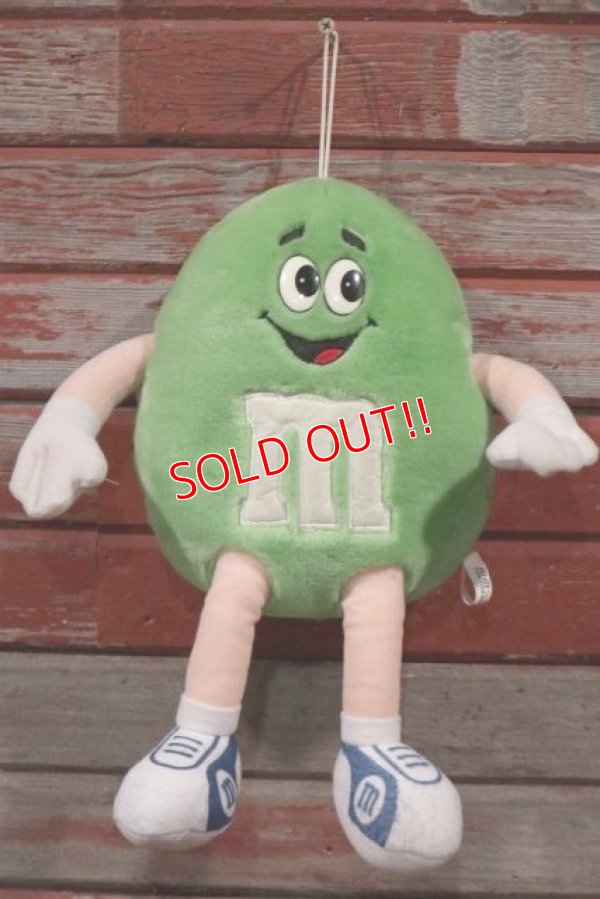 画像1: ct-210501-66 Mars / m&m's 1987 Plush Doll (Green)