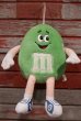 画像1: ct-210501-66 Mars / m&m's 1987 Plush Doll (Green) (1)