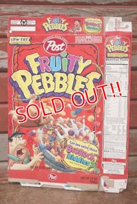 ct-201114-92 The Flintstones / Post 1996 Fruity Pebbles Cereal Box
