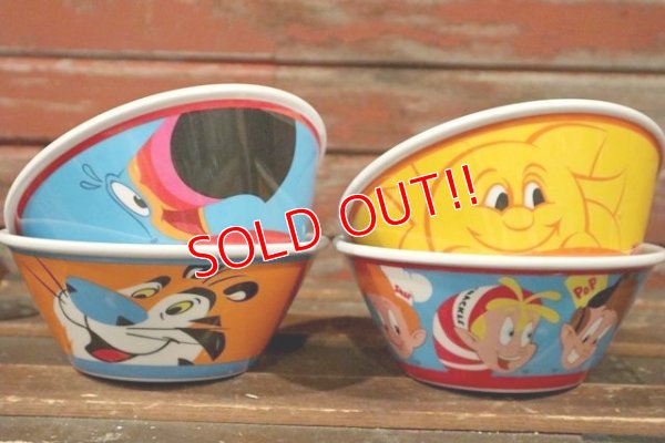 画像1: ct-210301-21 Kellogg's / 2000's Cereal Bowl 4pc Set