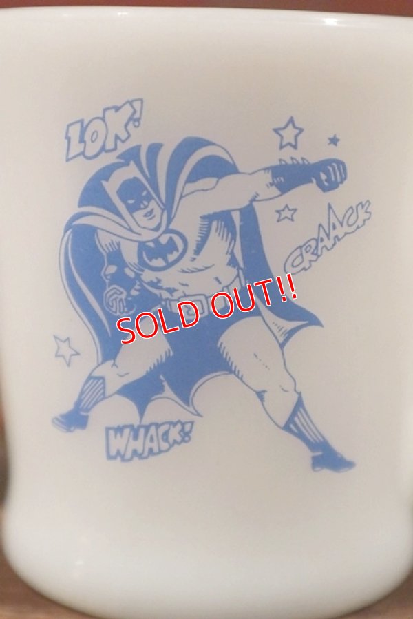 画像2: kt-210601-02 BATMAN / Fire-King 1960's D-Handle Mug