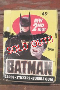 ct-210601-06 BATMAN / Topps 1989 Trading Card Box 2ng Series