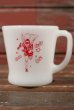 画像1: kt-210601-04 ROBIN / Fire-King 1960's D-Handle Mug (1)