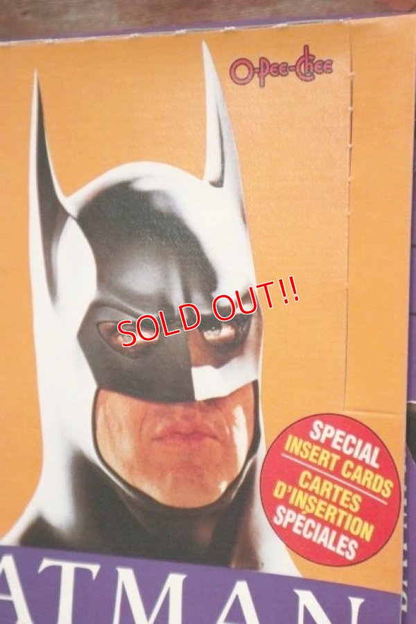 画像2: ct-210601-08 BATMAN RETURNS / O-Pee-Chee 1992 Trading Card Box