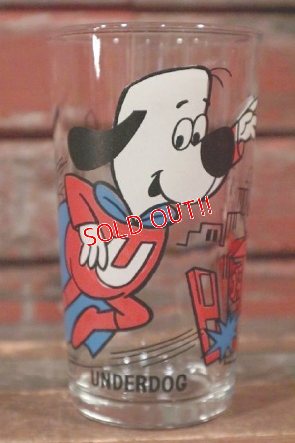 画像1: gs-210501-28 UNDER DOG / PEPSI 1970's Collector Series Glass (12oz)