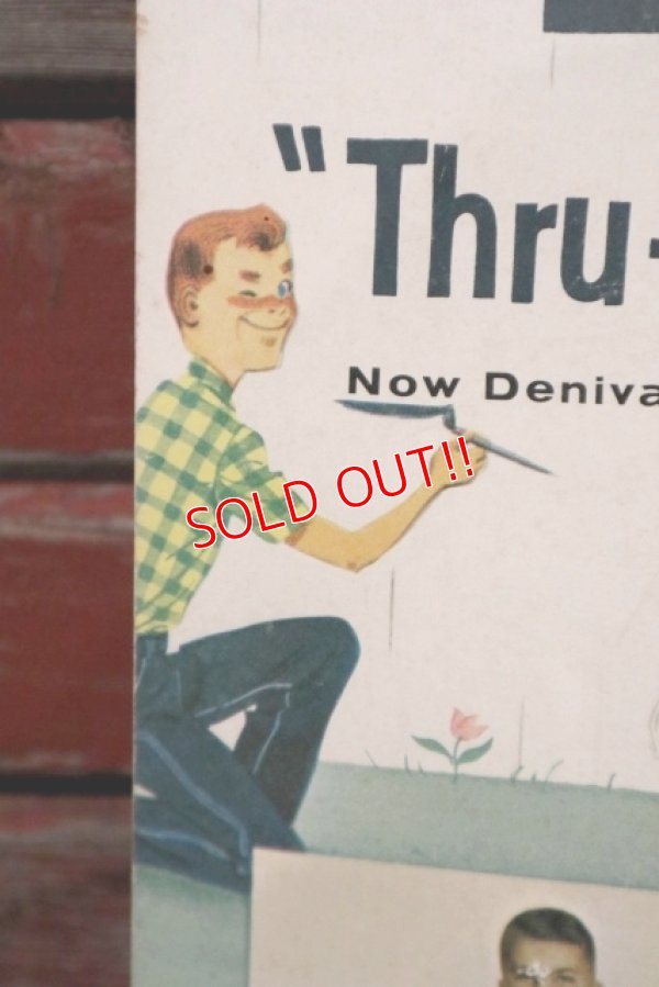 画像5: dp-210601-01 Good Housekeeping / 1950's "EVERBLUE" Denim Cardboard Sign