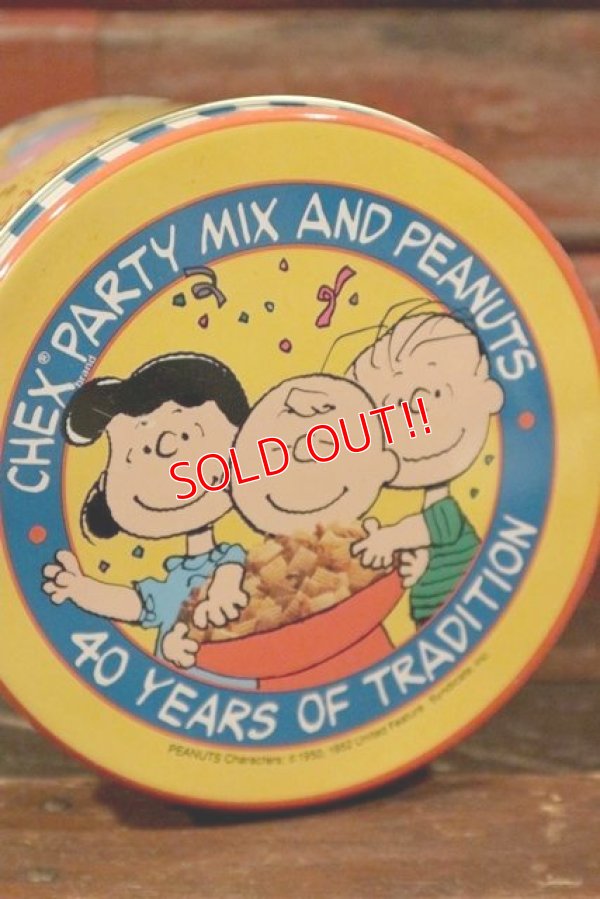 画像7: ct-210501-68 PEANUTS / CHEX 1990 Limited Tin Can