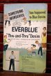 画像1: dp-210601-01 Good Housekeeping / 1950's "EVERBLUE" Denim Cardboard Sign (1)