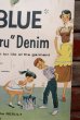 画像6: dp-210601-01 Good Housekeeping / 1950's "EVERBLUE" Denim Cardboard Sign