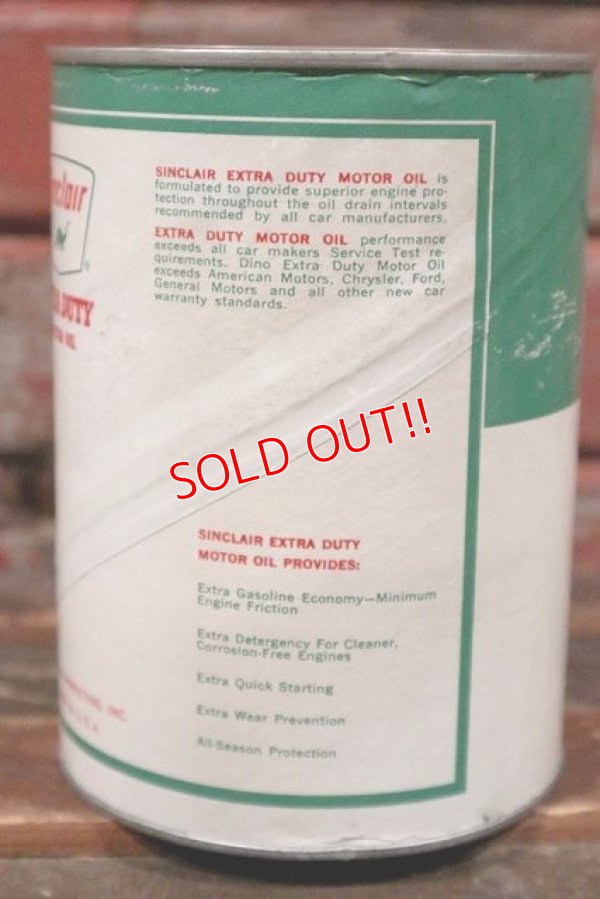 画像3: dp-210501-78 Sinclair / Motor Oil One U.S. Quart Can