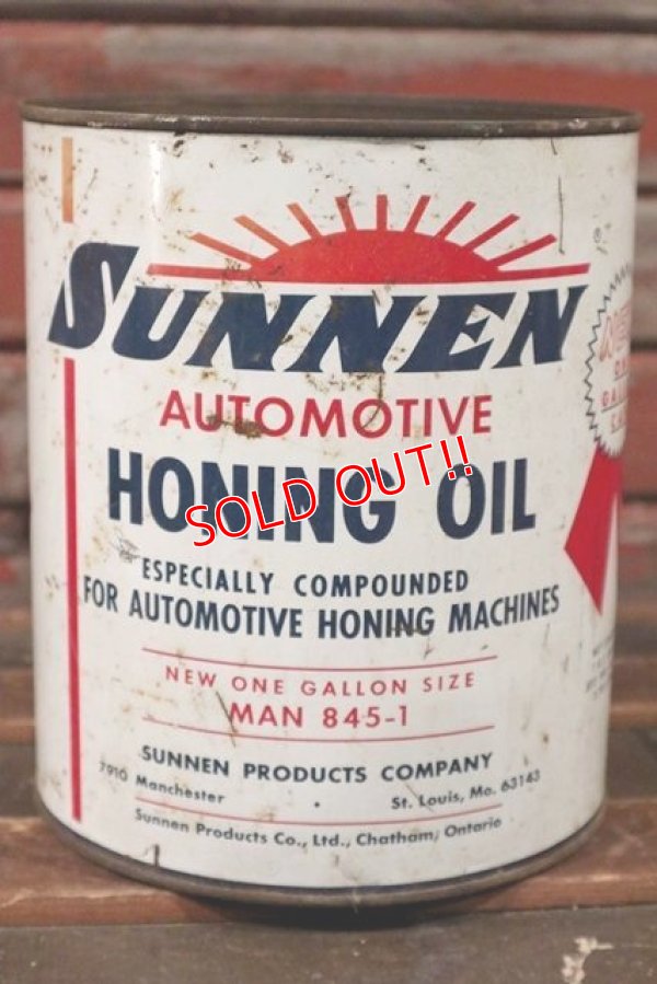 画像1: dp-210501-25 SUNNEN / AOUTMOTIVE HONING OIL Vintage Can