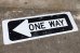 画像1: dp-210401-63 Road Sign "⇐ONE WAY" (1)