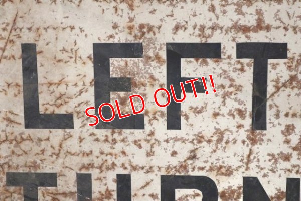 画像3: dp-210501-64 Road Sign / NO LEFT TURN