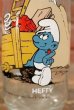 画像2: gs-141101-67 SMURF / Hardee's 1982 Glass "HEFTY" (2)