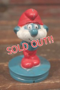 ct-111018-34 Papa Smurf / 1982 Plastic Figure