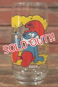 gs-141101-190 SMURF / Hardee's 1982 Glass "PAPA"