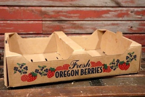 画像1: dp-210601-17 Fresh OREGON BEERIES / Cardboard Box