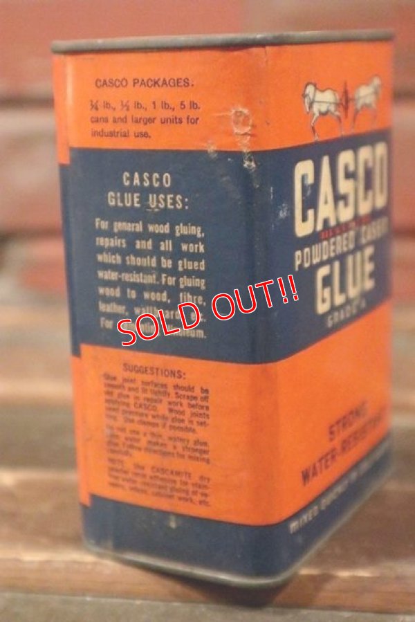 画像5: dp-210501-19 CASCO GLUE / Vintage Tin Can