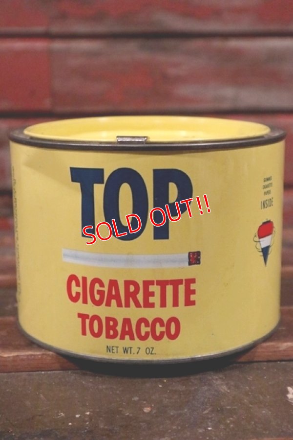 画像1: dp-210501-24 TOP CIGARETTE TOBBACO / Vintage Tin Can